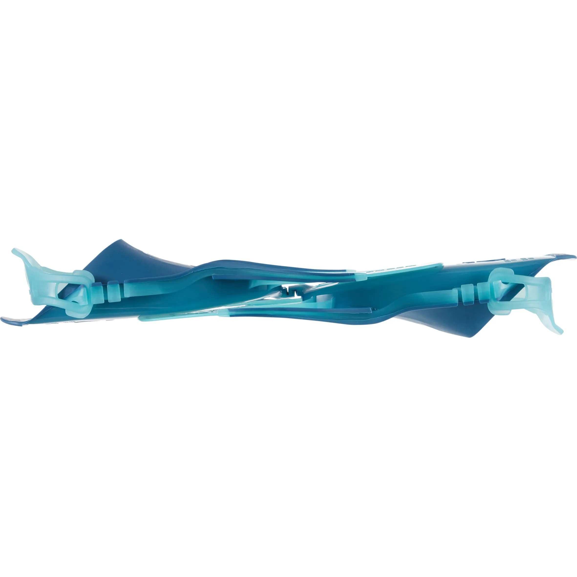 Adjustable snorkeling fins for children blue 100 Subea