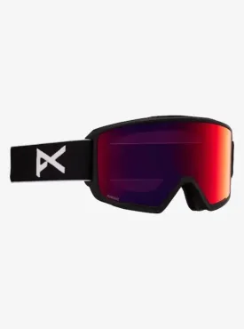 Anon M3 MFI w/spare Lense Goggles - Blk/Prcv Sun Red