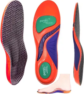 Arch Support Gel Insoles Women Men 7-Times-Shock-Protection 3D-Xpain-Poron Plantar Fasciitis Orthotic Insoles Flat feet Insole Orthopedic Insoles Metatarsalgia Heel Pain Comfort Shoe Inserts