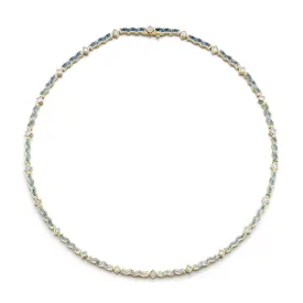 Awakenings Tennis Necklace in Water