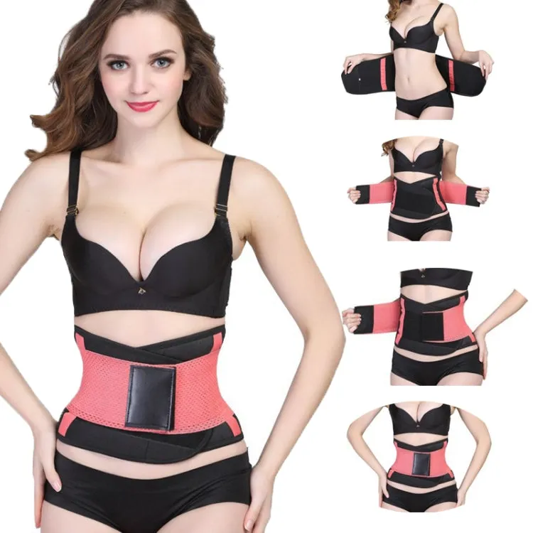 Body Shaping Underwear Abdomen Belt Fat Burning Paste New Fashion Sports Fitness Belly Belt, Size:S (Black)