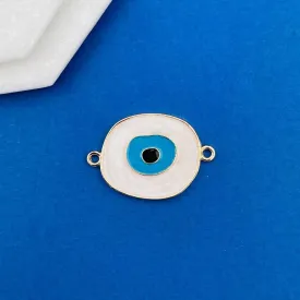 Brass White Black Blue Gold Evil Eye Accessories Pendant Charm Combo Pack Of 6 For Women