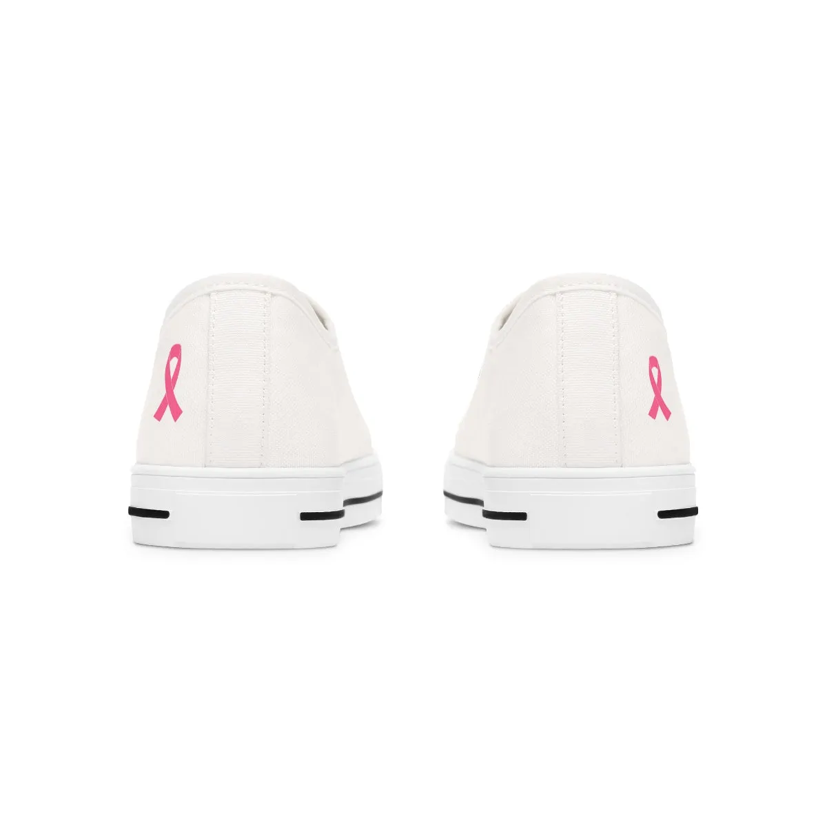 Breast Cancer Awareness Low Top Sneakers