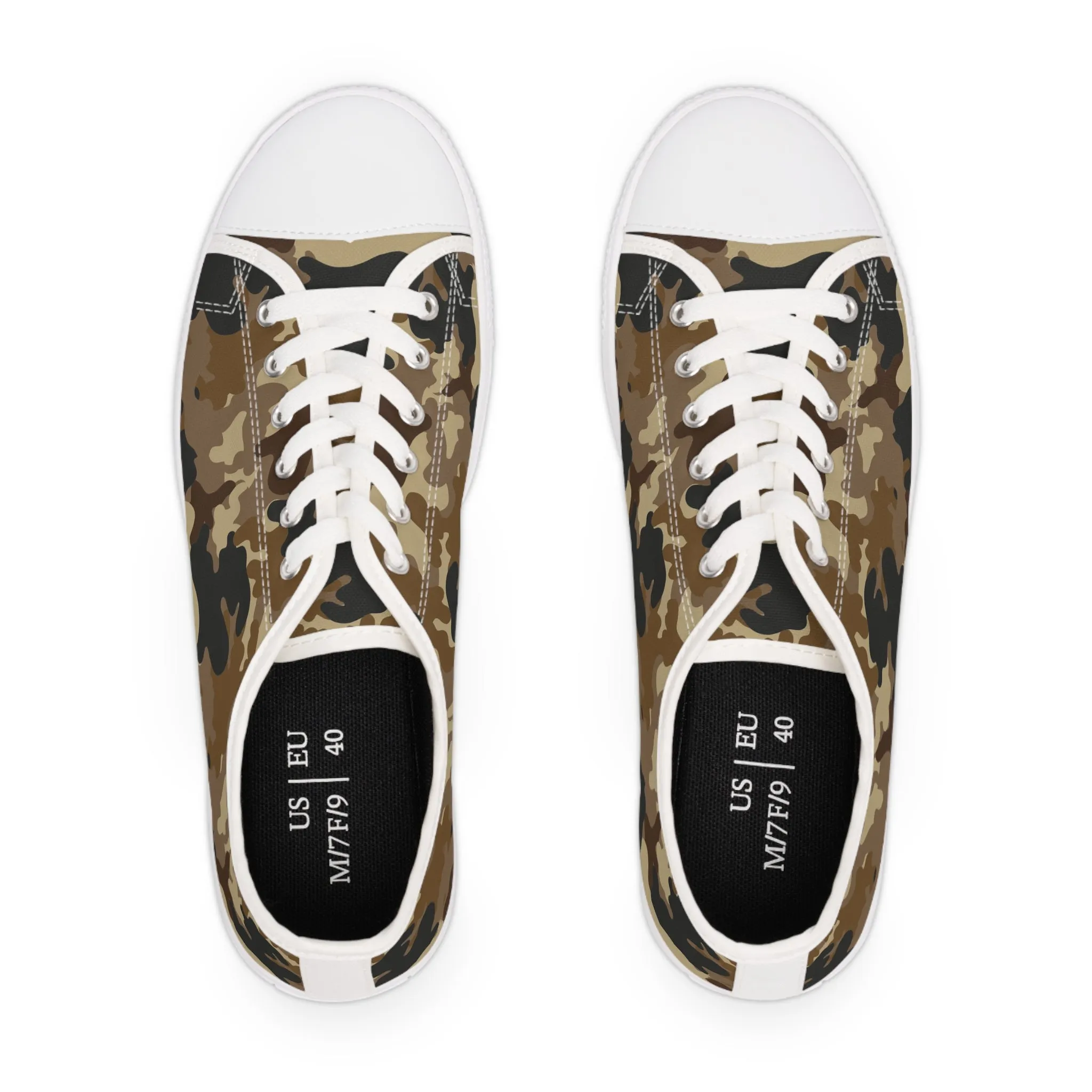 Camo no 11 Women's Low Top Sneakers
