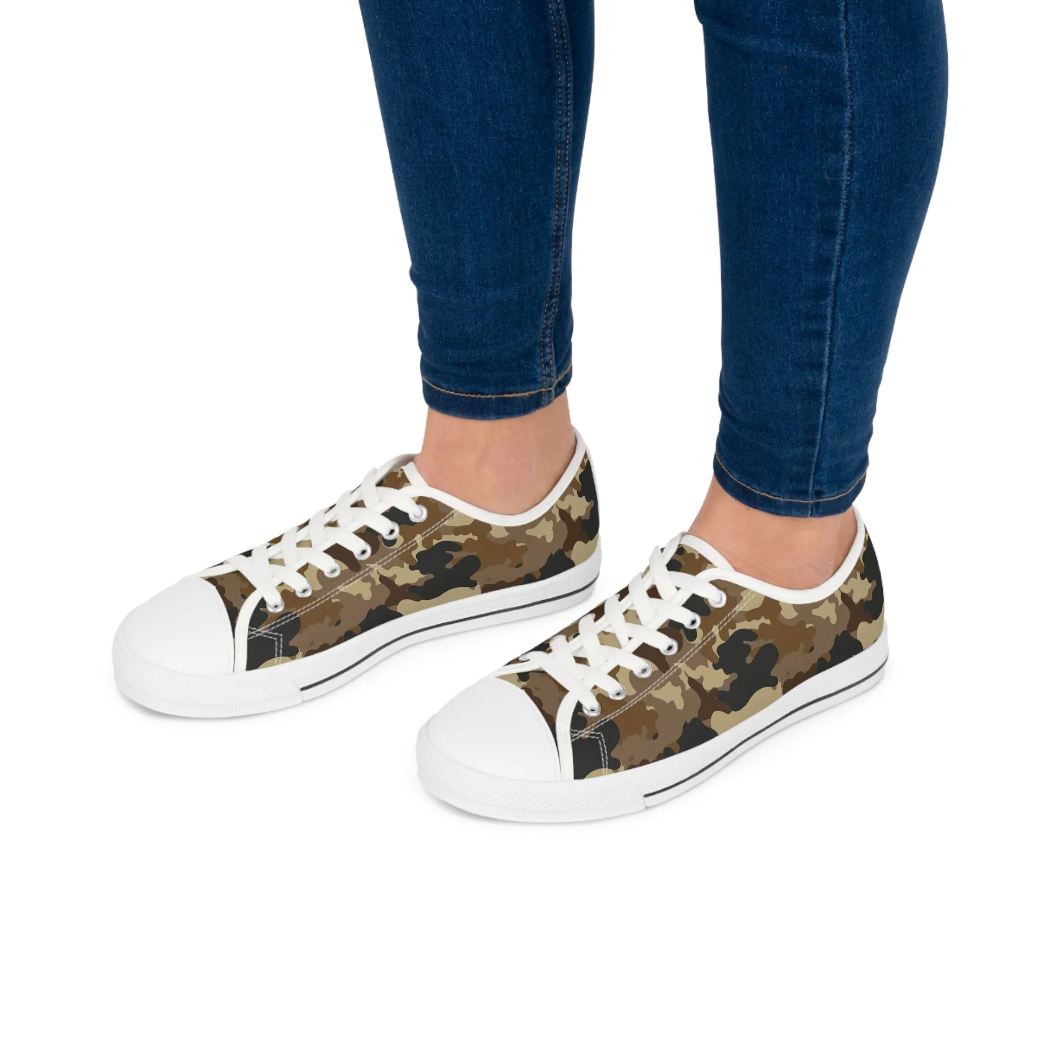 Camo no 11 Women's Low Top Sneakers