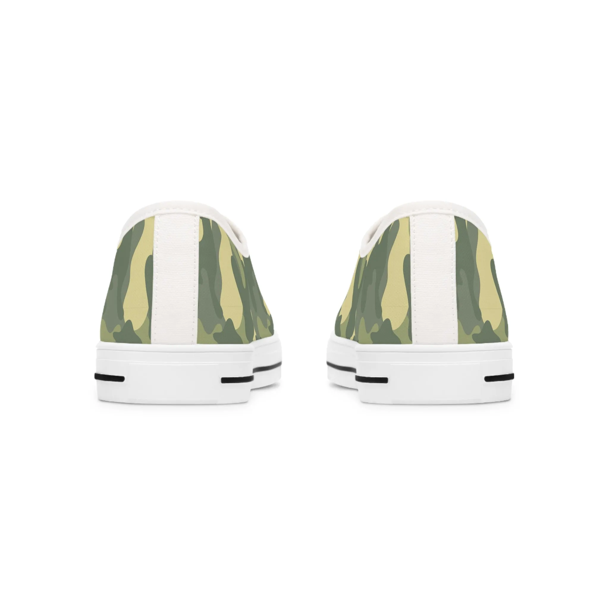 Camo no 4  Women's Low Top Sneakers