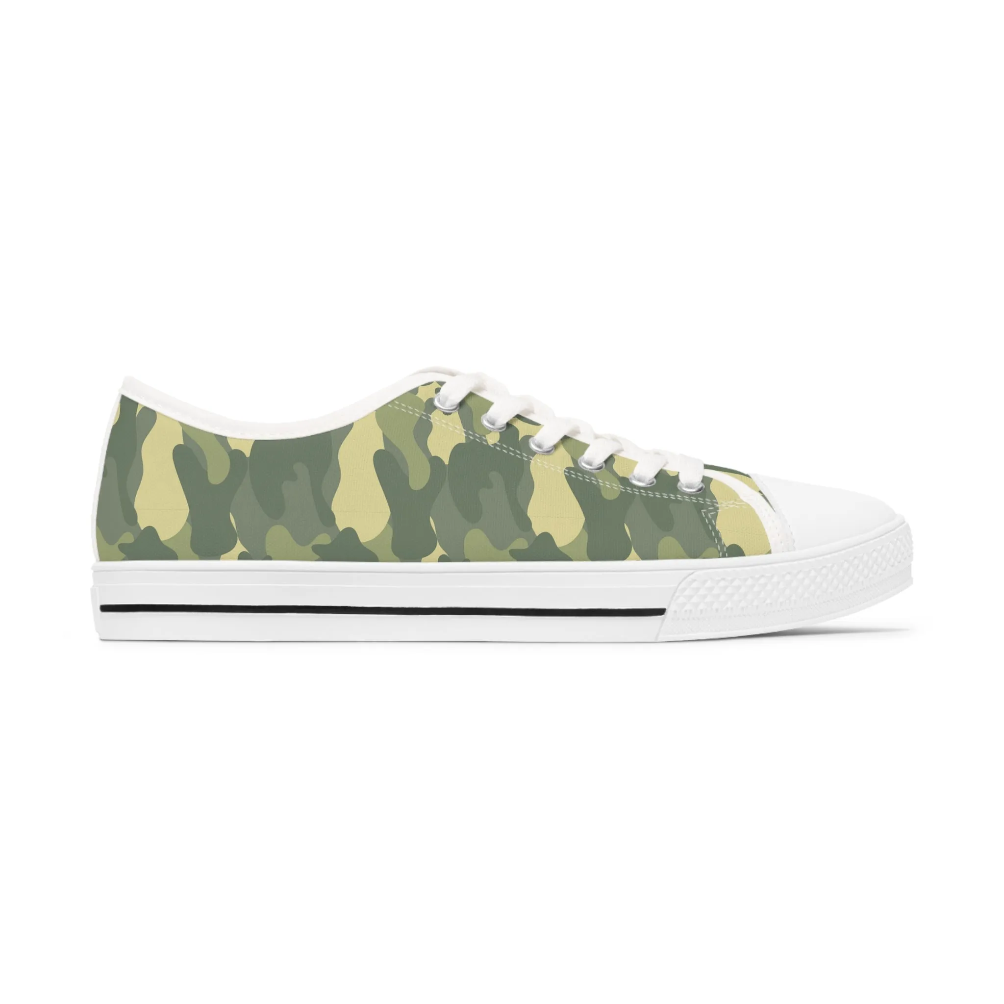 Camo no 4  Women's Low Top Sneakers