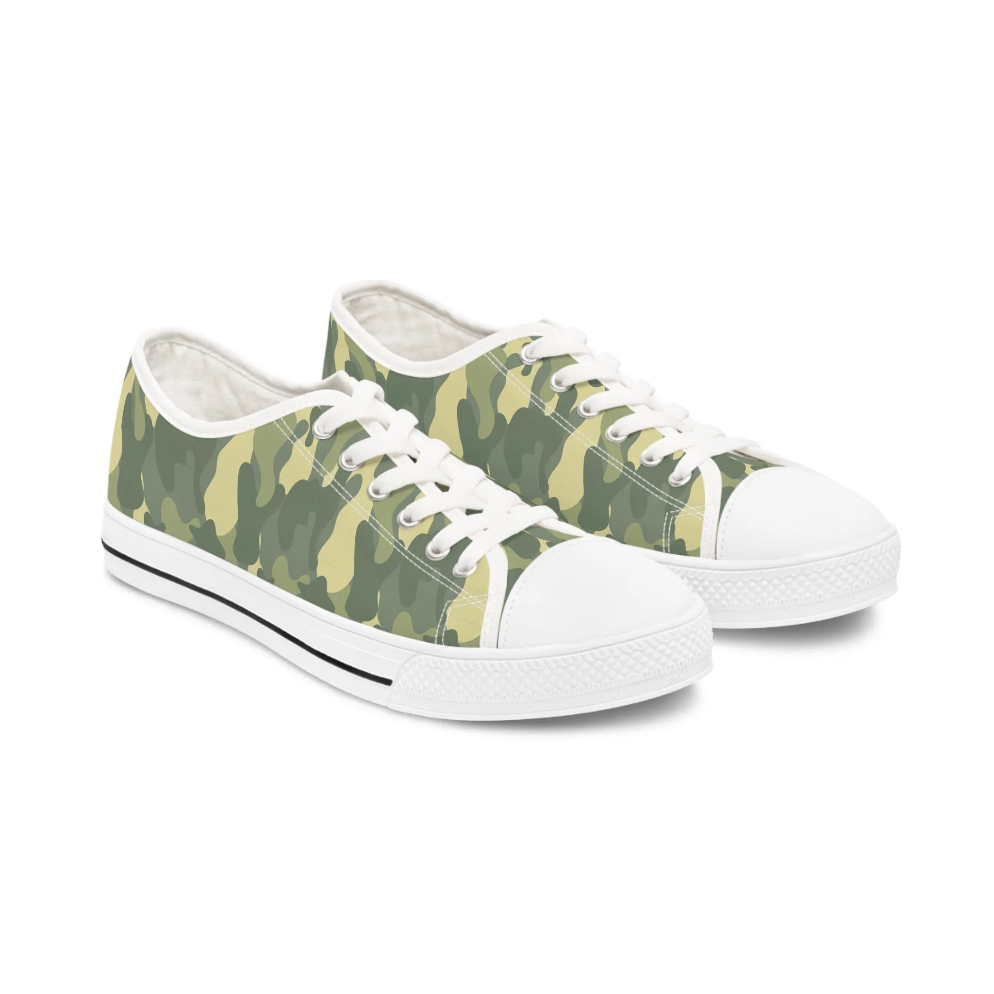 Camo no 4  Women's Low Top Sneakers