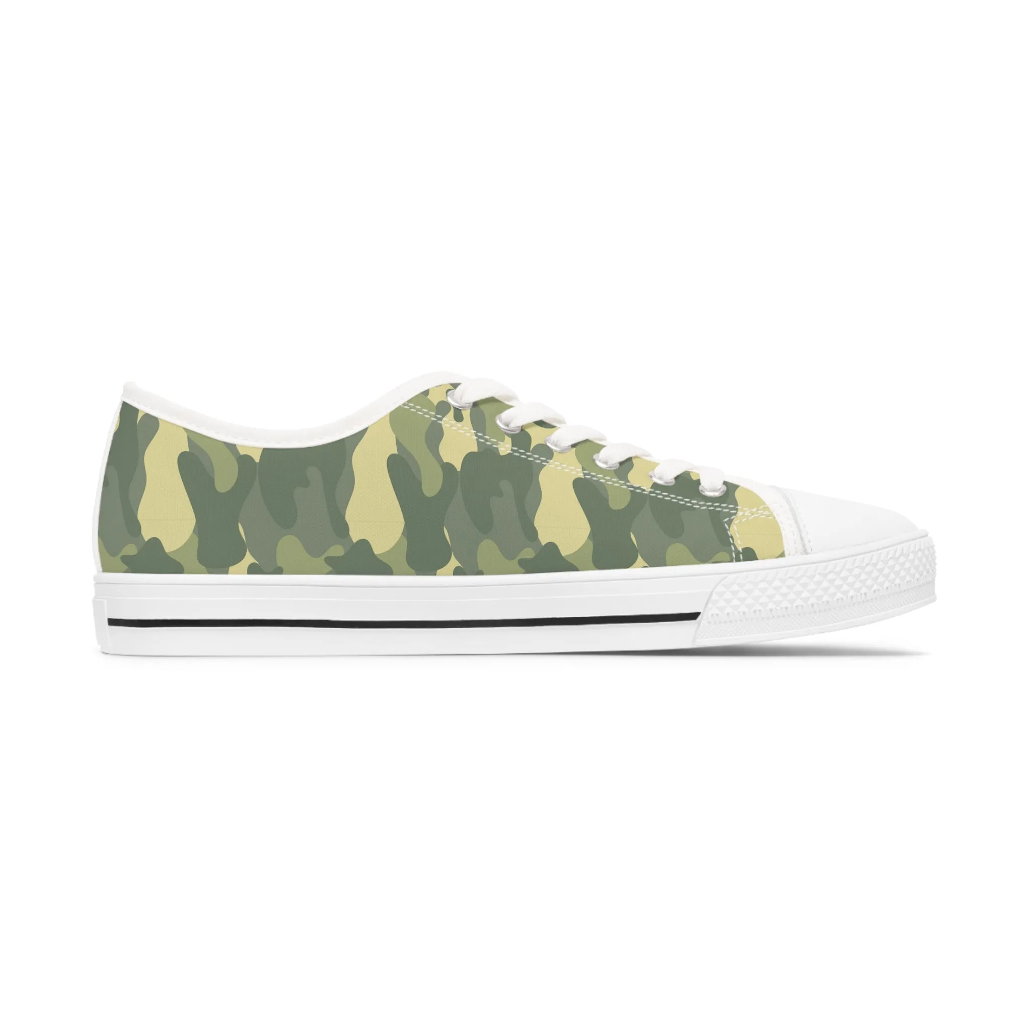 Camo no 4  Women's Low Top Sneakers