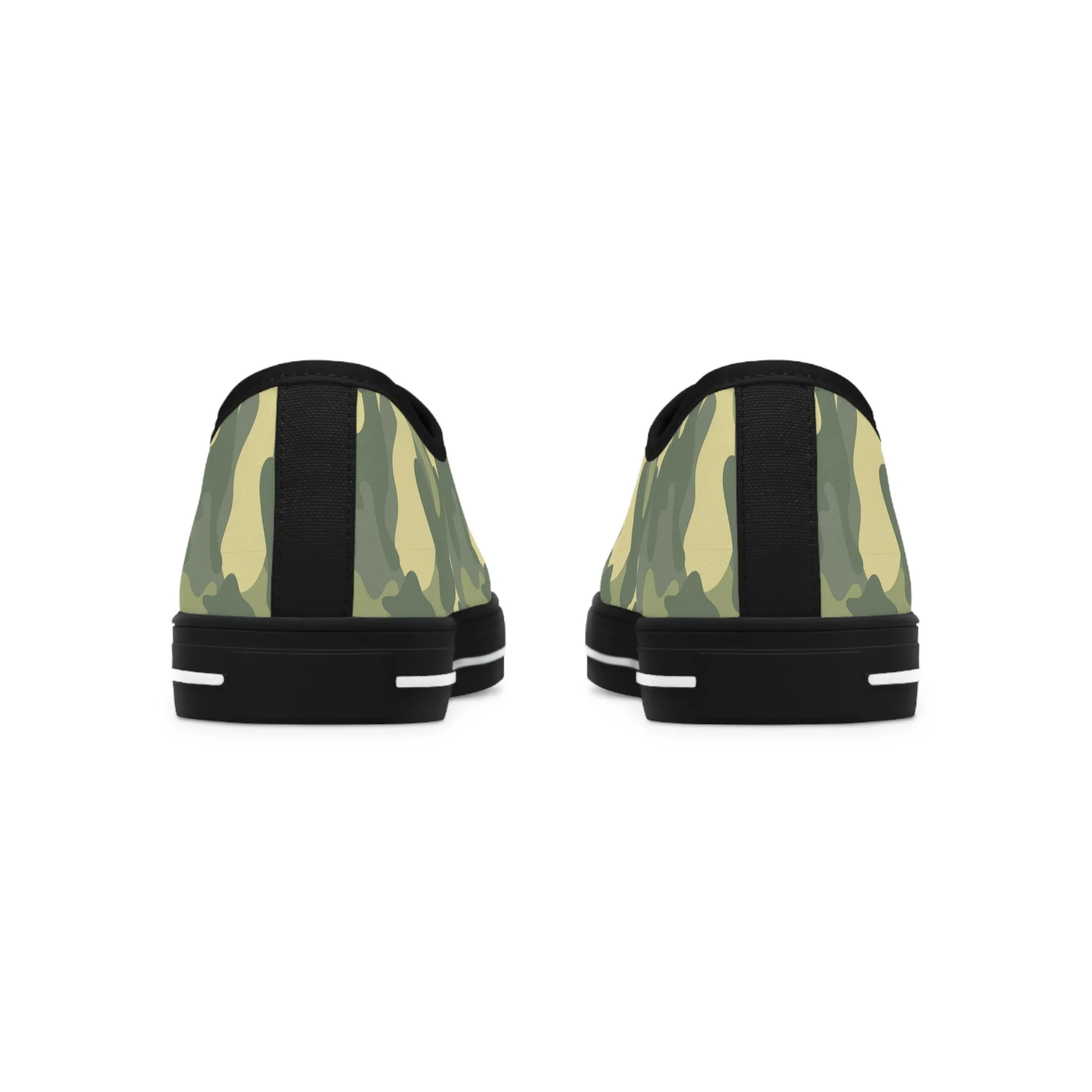 Camo no 4  Women's Low Top Sneakers