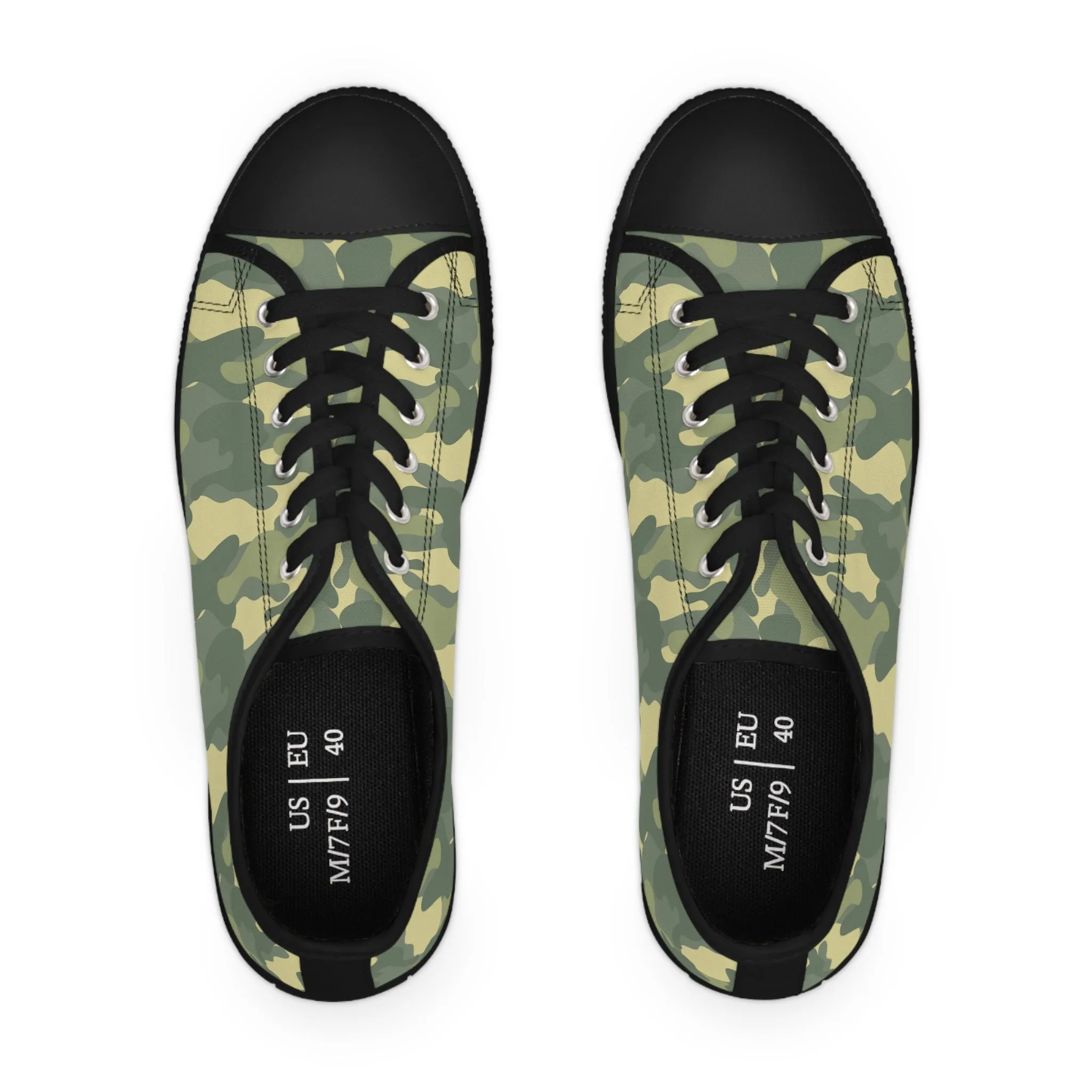 Camo no 4  Women's Low Top Sneakers