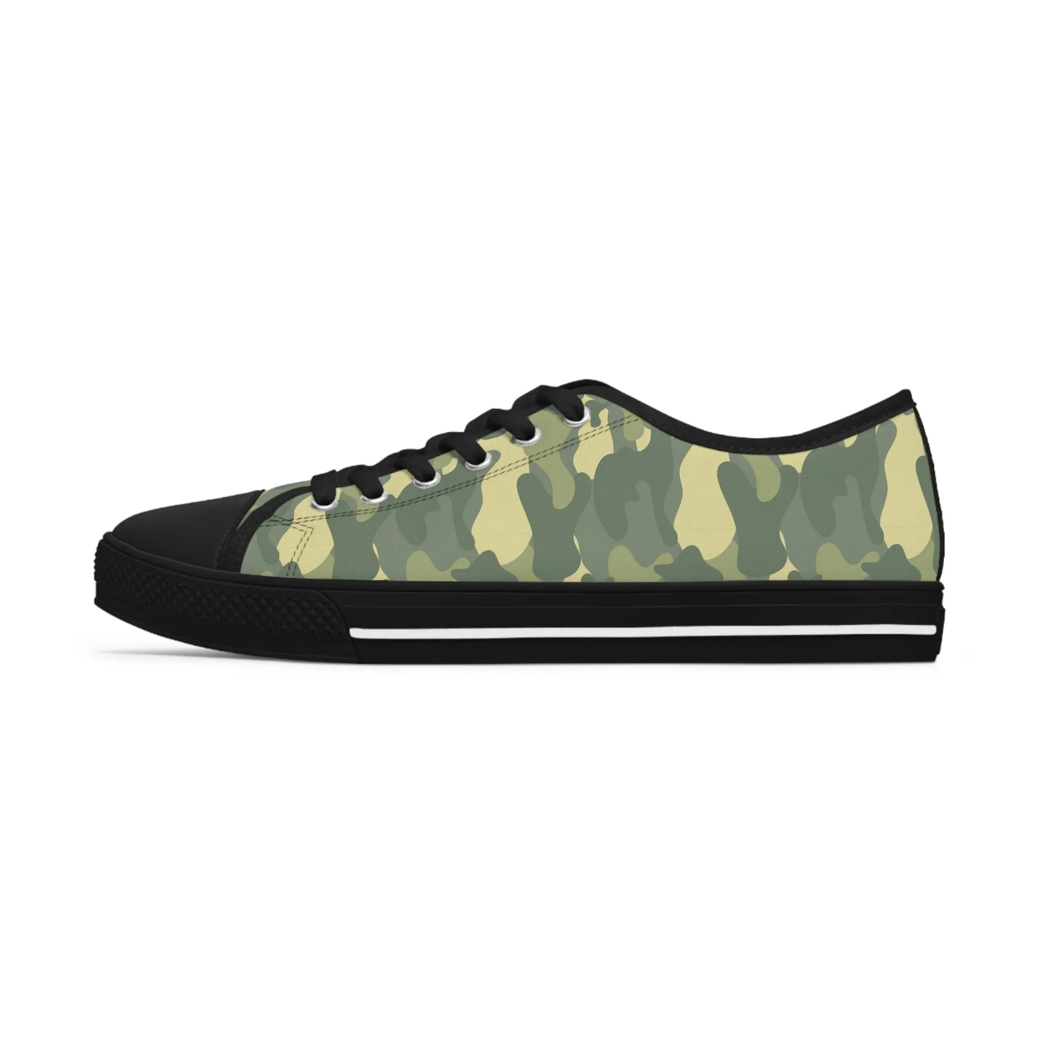 Camo no 4  Women's Low Top Sneakers