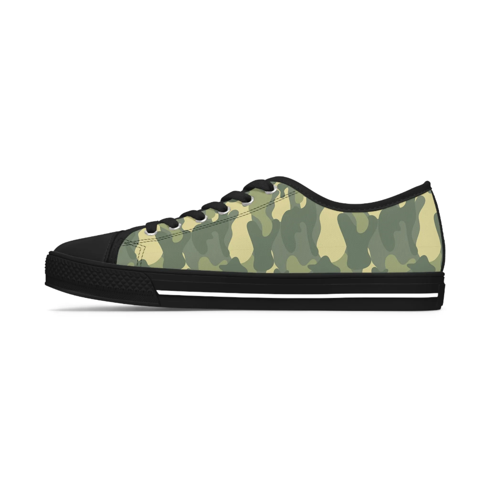 Camo no 4  Women's Low Top Sneakers