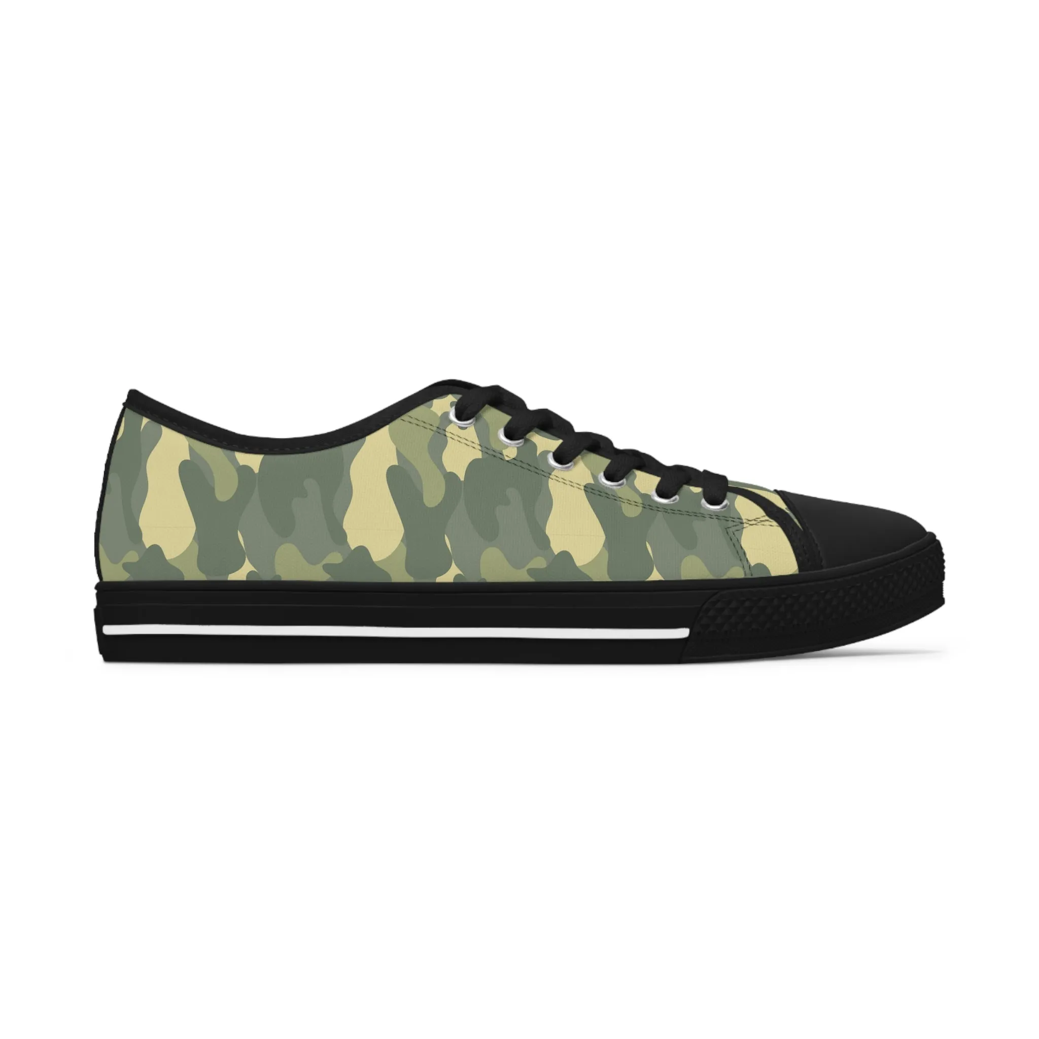 Camo no 4  Women's Low Top Sneakers