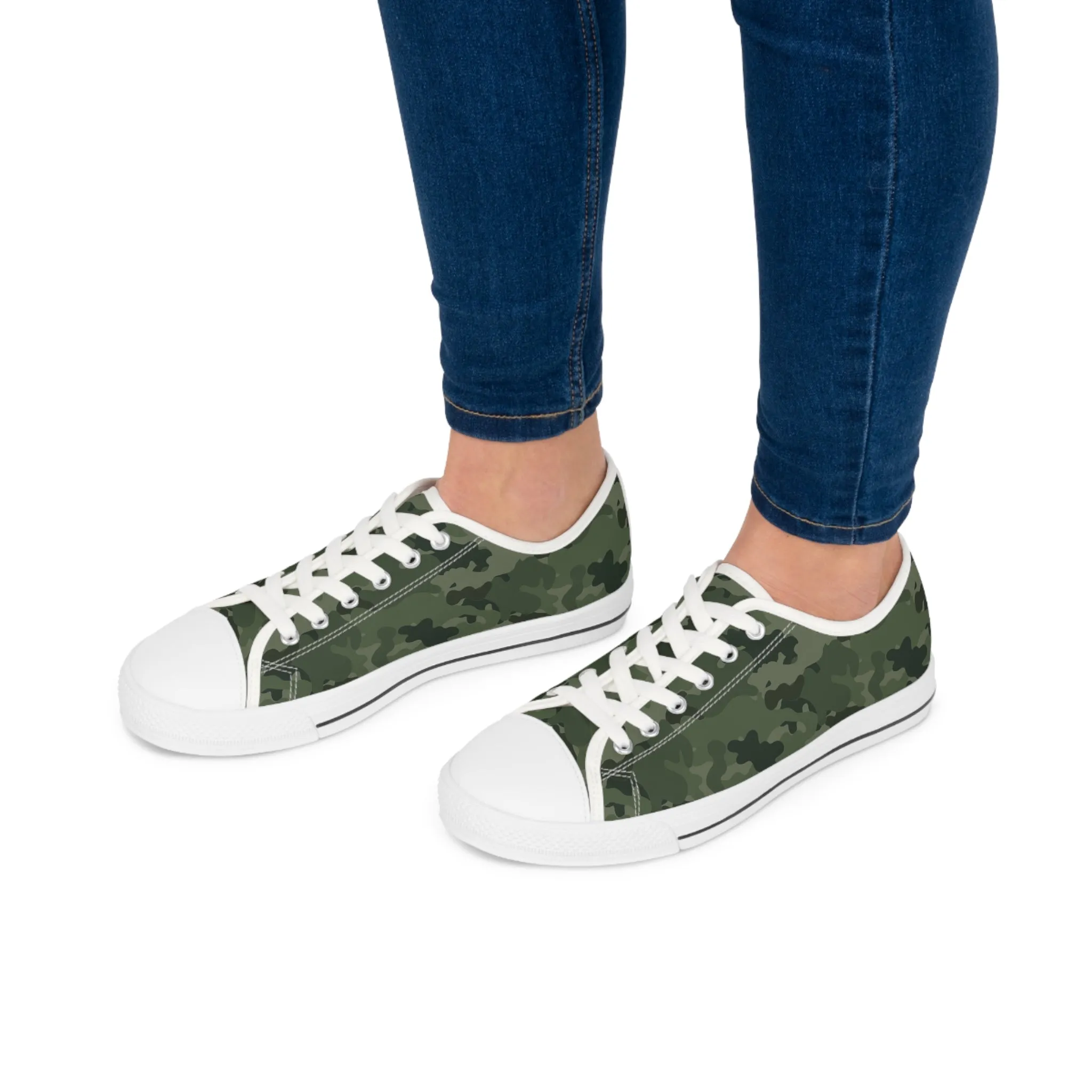 Camo no 6  Women's Low Top Sneakers