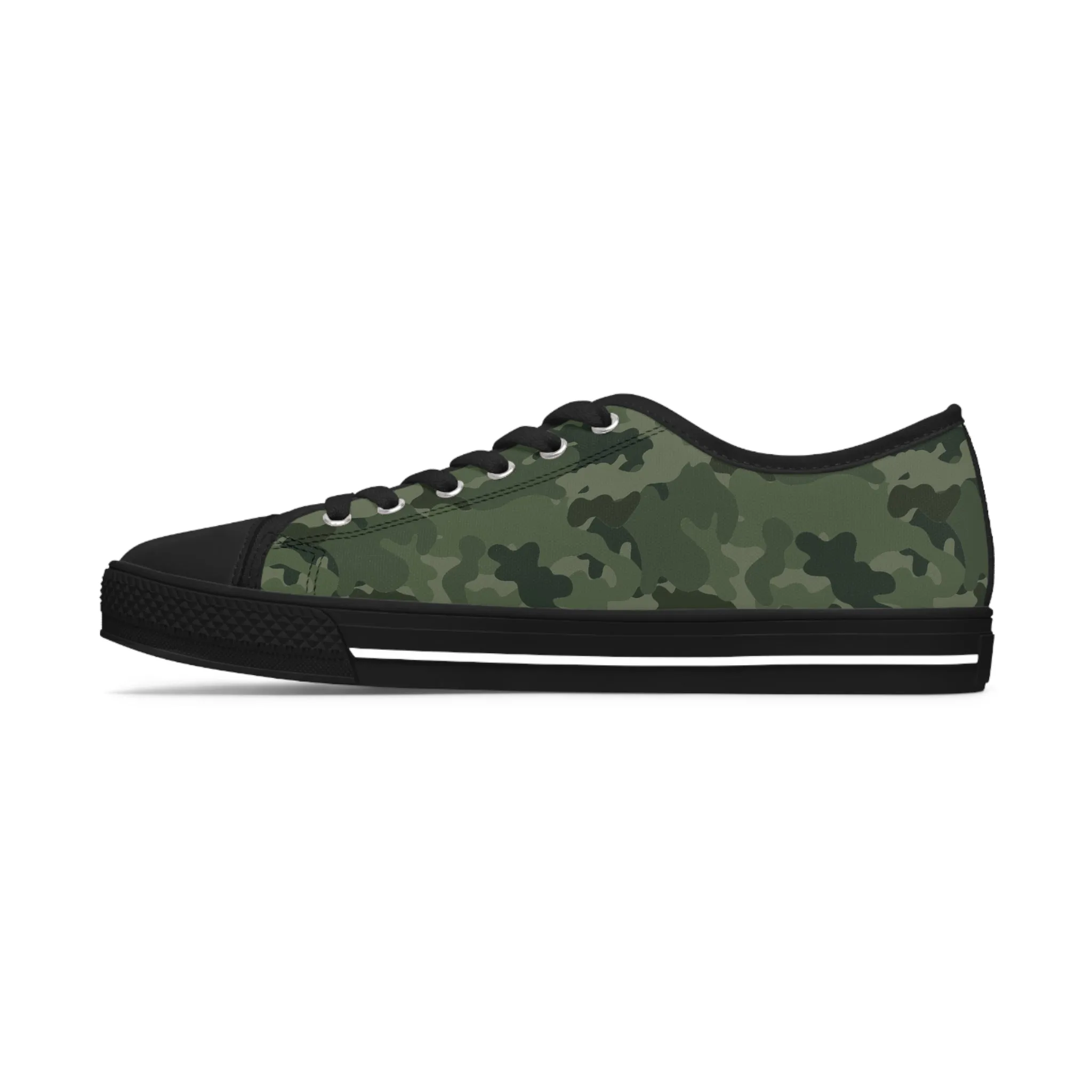 Camo no 6  Women's Low Top Sneakers
