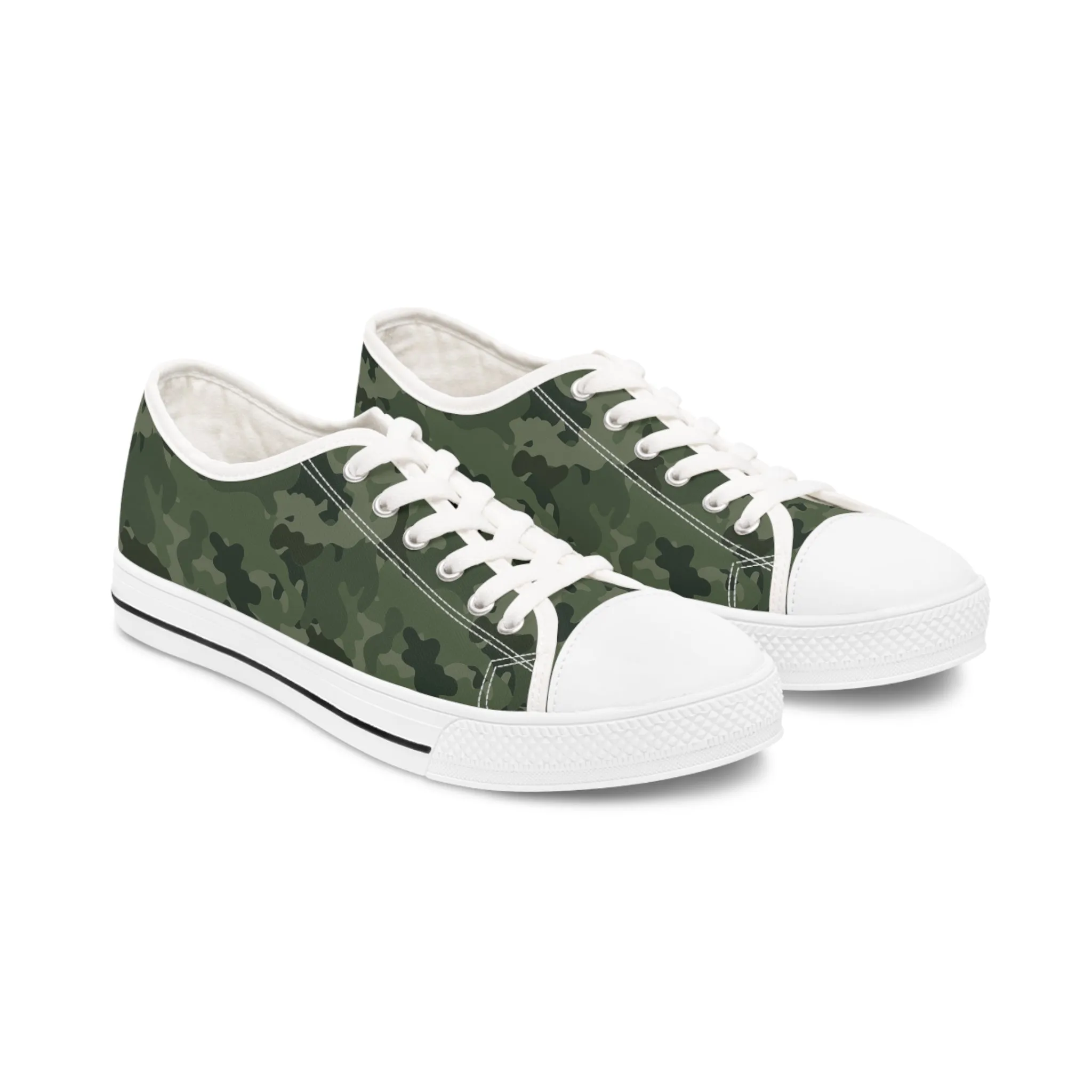 Camo no 6  Women's Low Top Sneakers