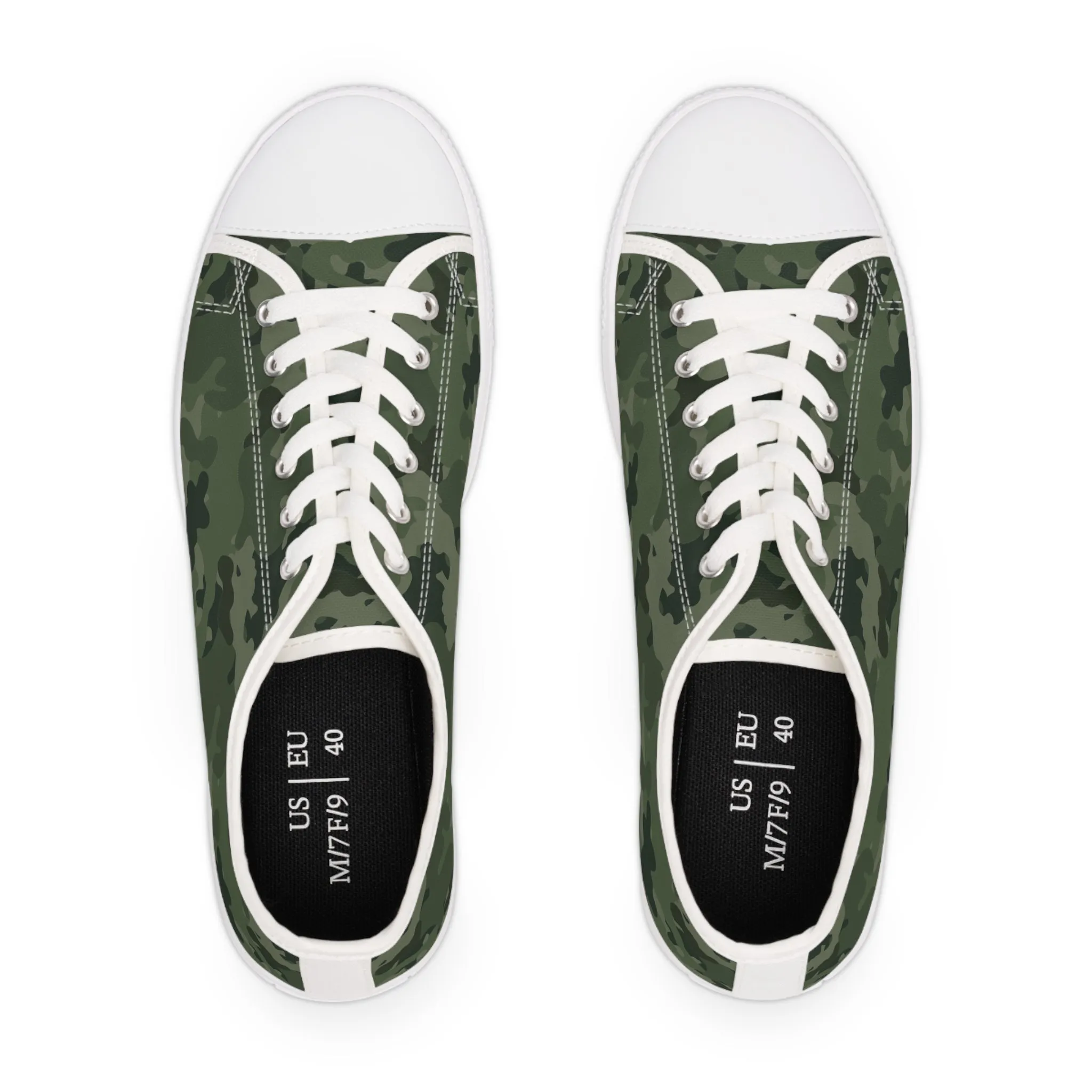 Camo no 6  Women's Low Top Sneakers