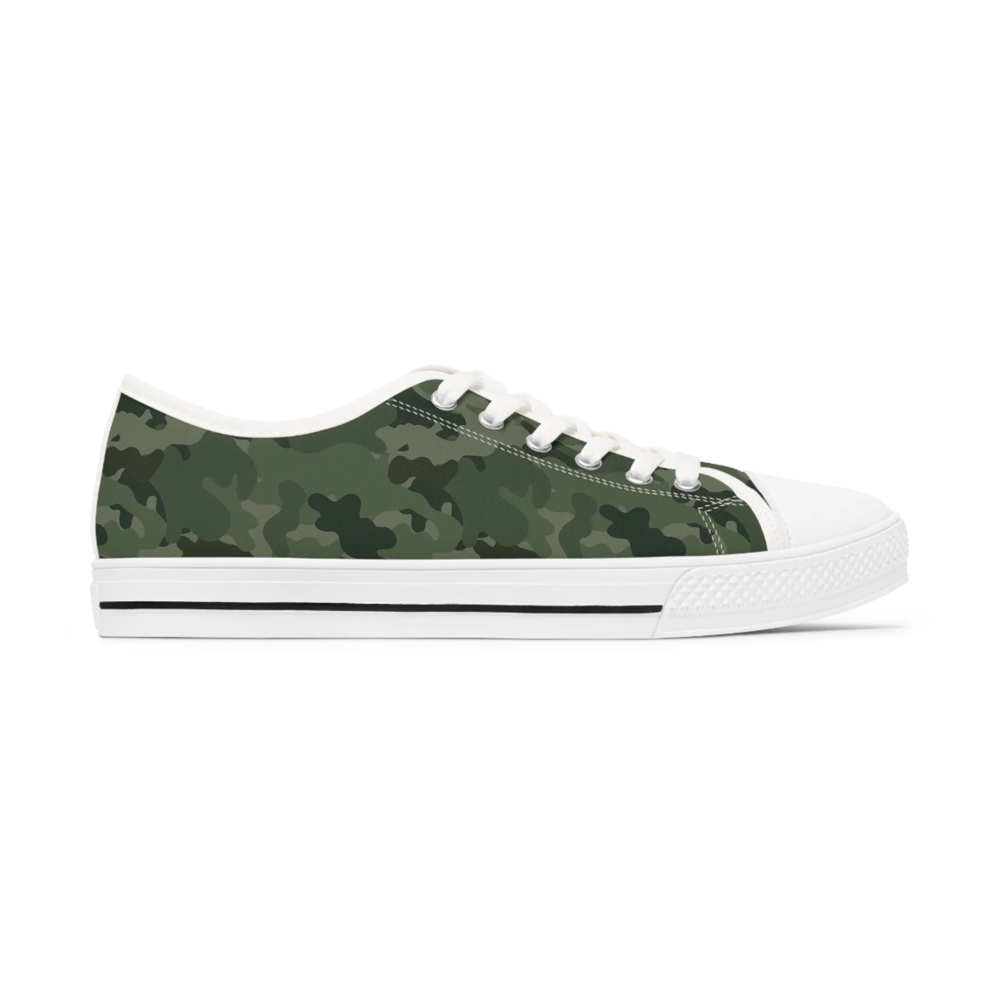 Camo no 6  Women's Low Top Sneakers