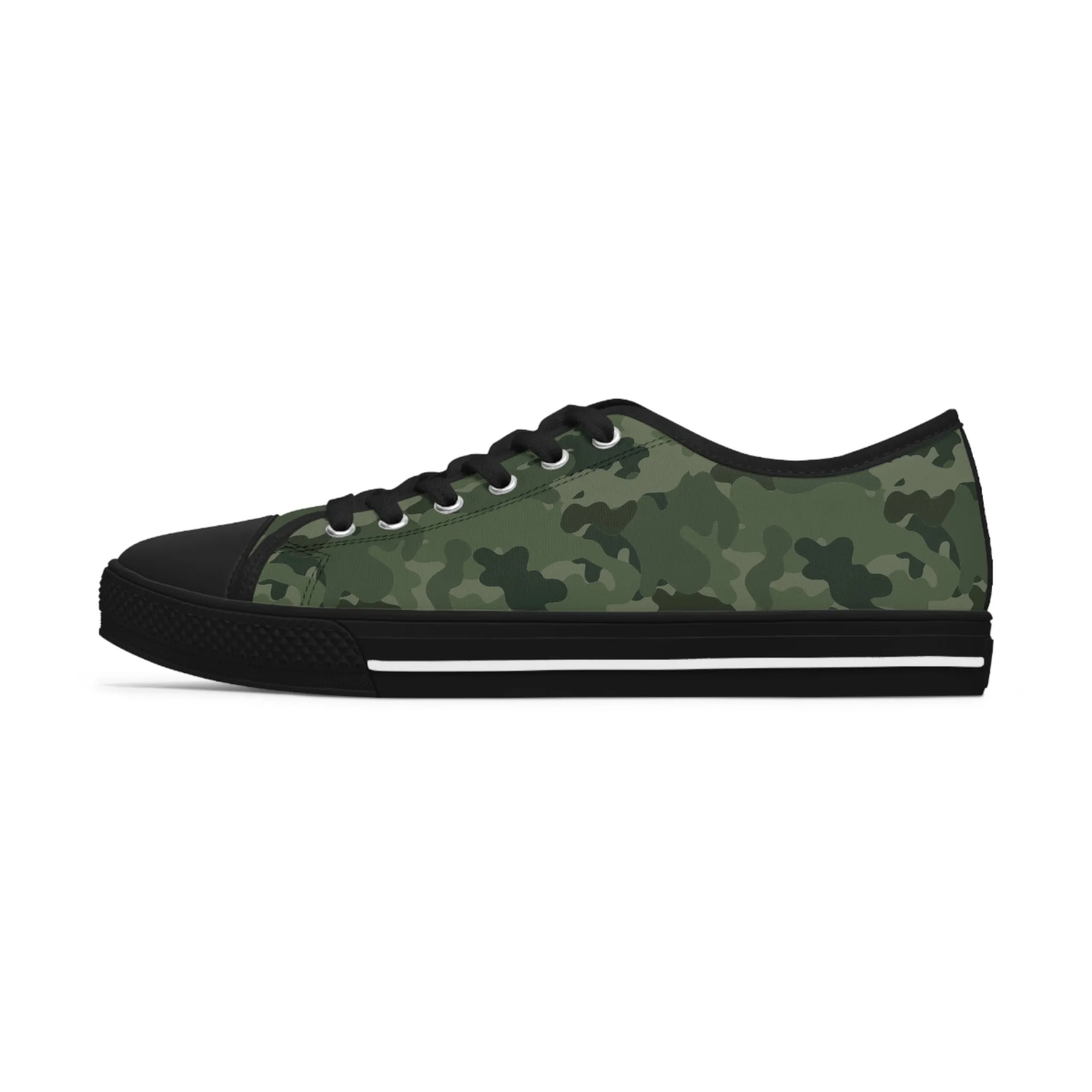 Camo no 6  Women's Low Top Sneakers