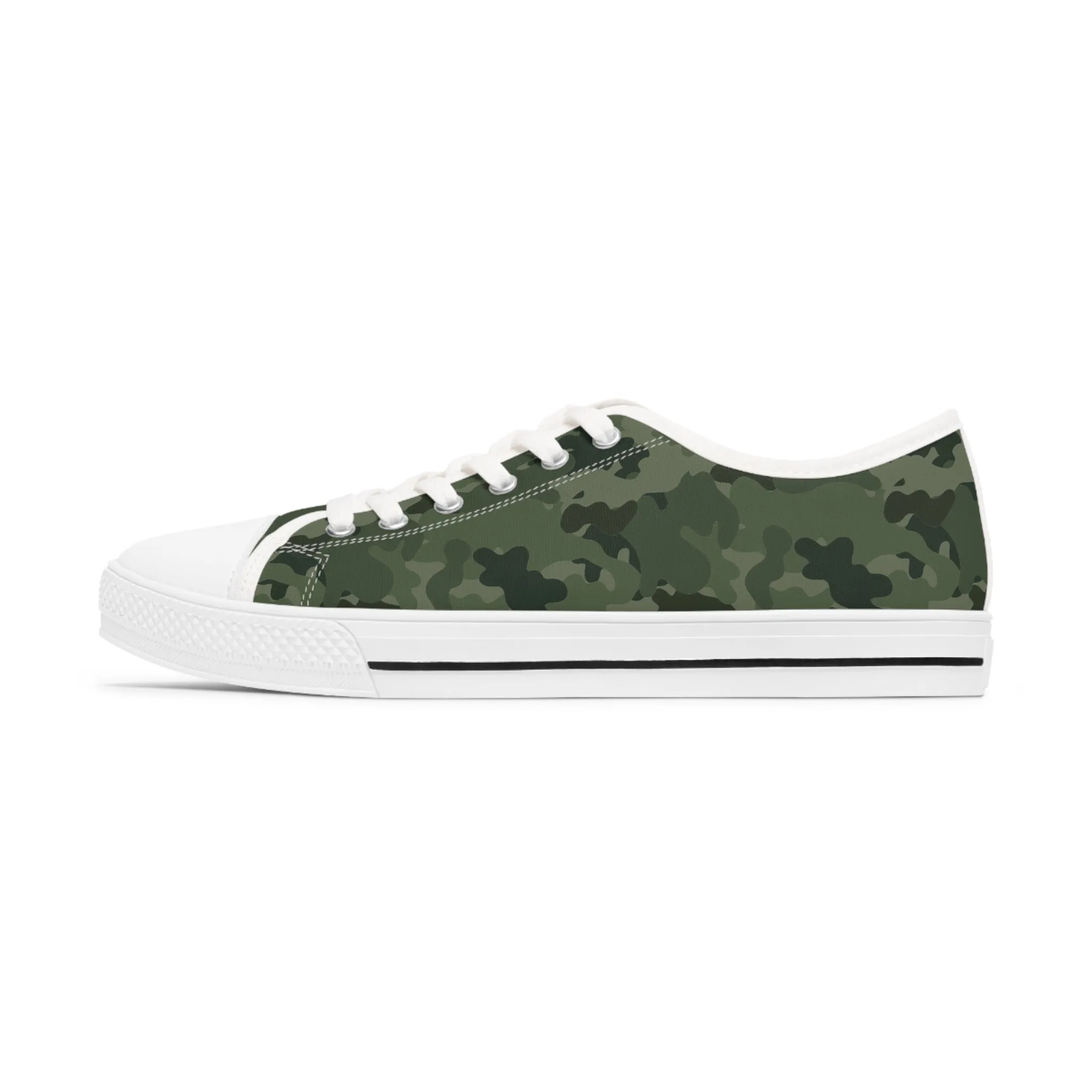 Camo no 6  Women's Low Top Sneakers