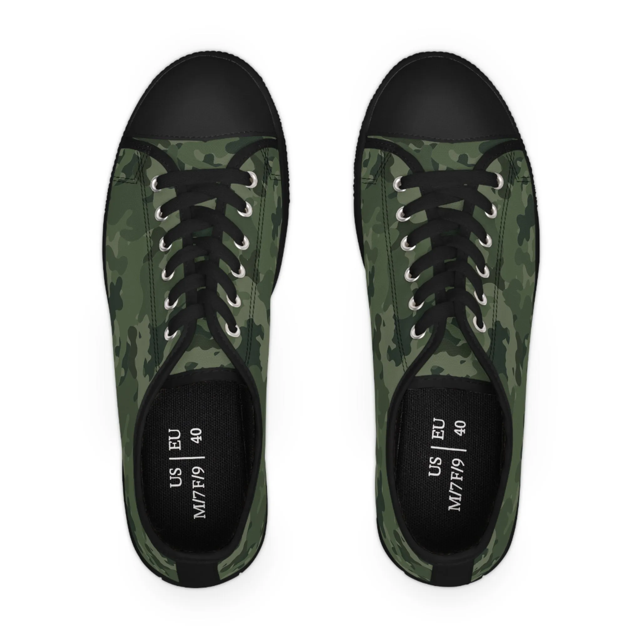 Camo no 6  Women's Low Top Sneakers