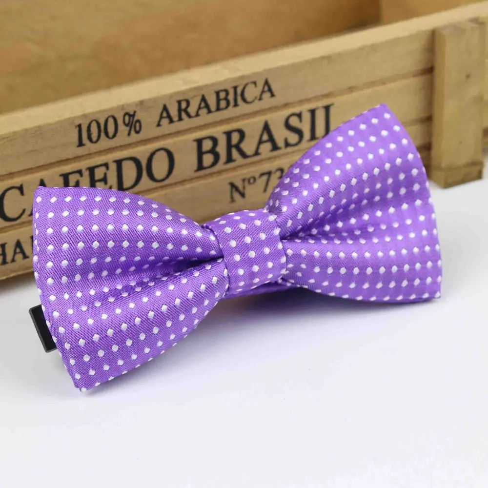 Children Fashion Formal Cotton Bow Tie Kid Classical Dot Bowties Colorful Butterfly Wedding Party Pet Bowtie Tuxedo Ties