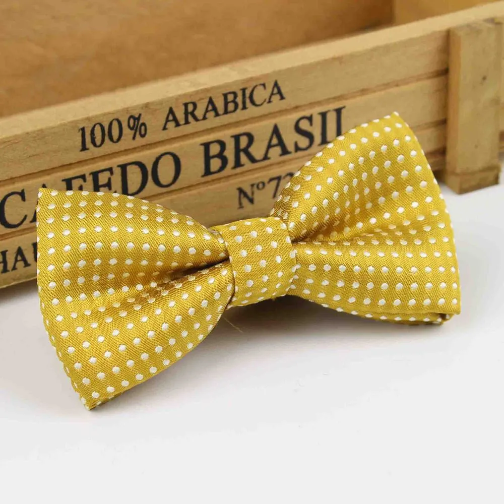 Children Fashion Formal Cotton Bow Tie Kid Classical Dot Bowties Colorful Butterfly Wedding Party Pet Bowtie Tuxedo Ties