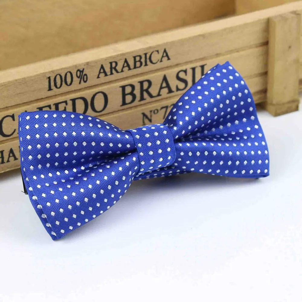 Children Fashion Formal Cotton Bow Tie Kid Classical Dot Bowties Colorful Butterfly Wedding Party Pet Bowtie Tuxedo Ties