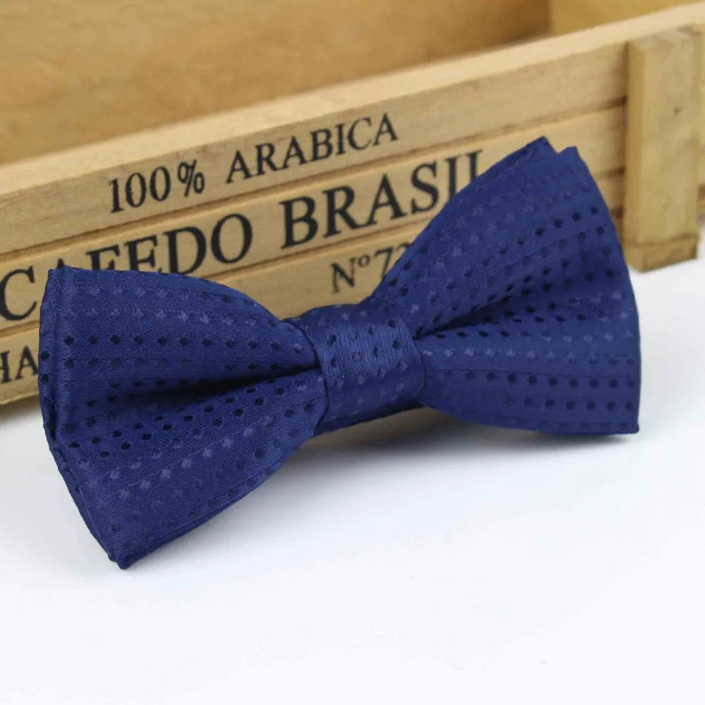 Children Fashion Formal Cotton Bow Tie Kid Classical Dot Bowties Colorful Butterfly Wedding Party Pet Bowtie Tuxedo Ties
