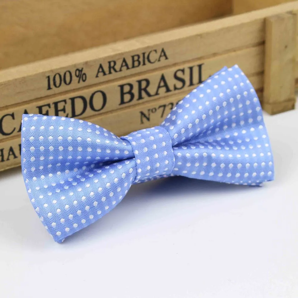 Children Fashion Formal Cotton Bow Tie Kid Classical Dot Bowties Colorful Butterfly Wedding Party Pet Bowtie Tuxedo Ties