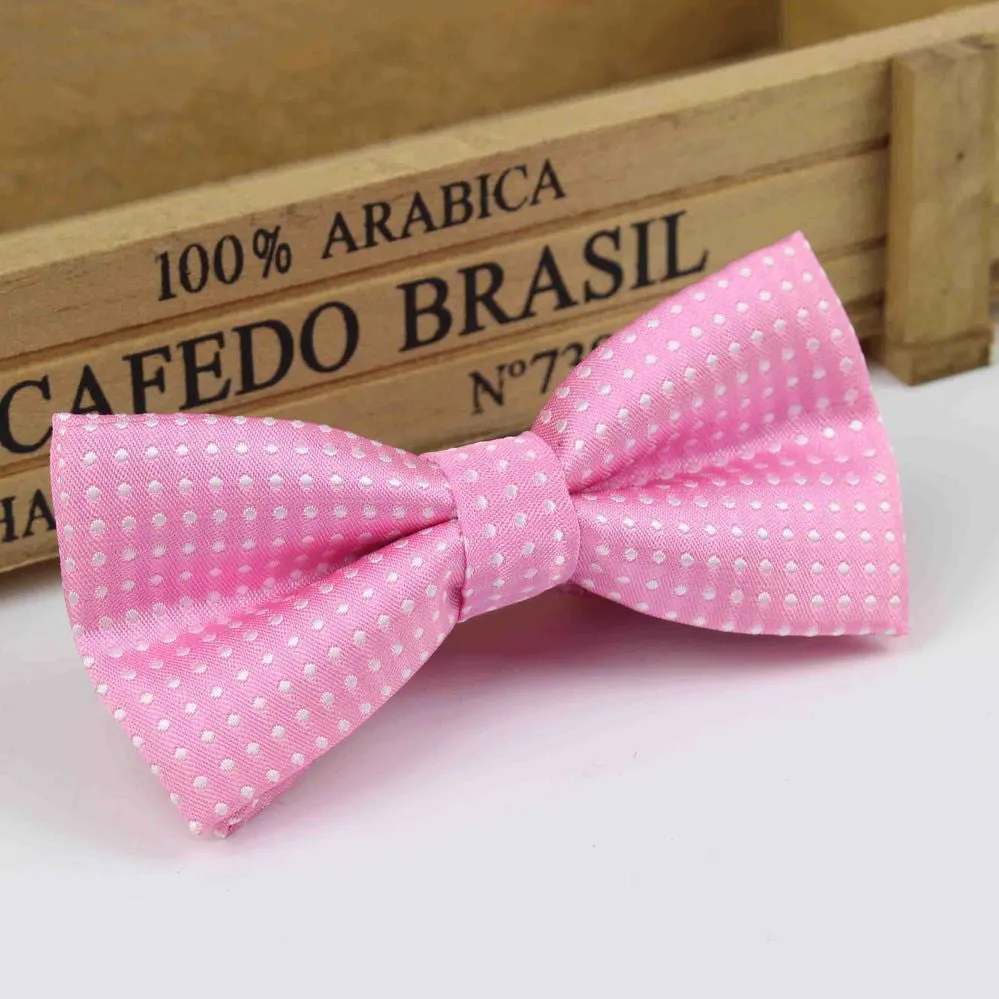 Children Fashion Formal Cotton Bow Tie Kid Classical Dot Bowties Colorful Butterfly Wedding Party Pet Bowtie Tuxedo Ties
