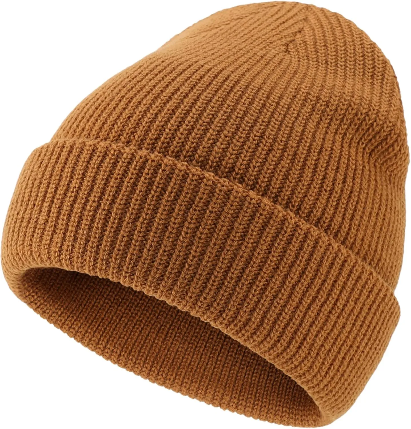 Connectyle Classic Double Layer Knit Beanie Hat Warm Thick Acrylic Winter Hats Daily Cuffed Beanies Watch Hat for Men Women