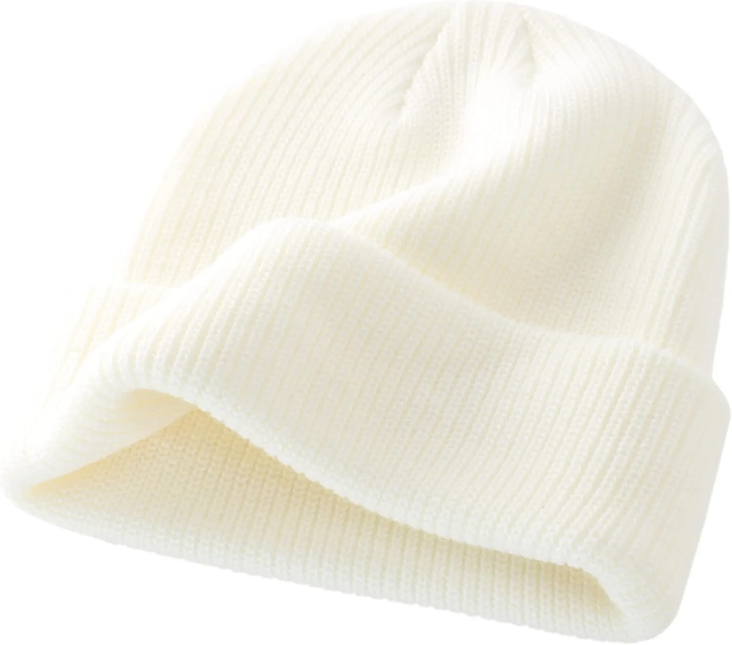 Connectyle Classic Double Layer Knit Beanie Hat Warm Thick Acrylic Winter Hats Daily Cuffed Beanies Watch Hat for Men Women