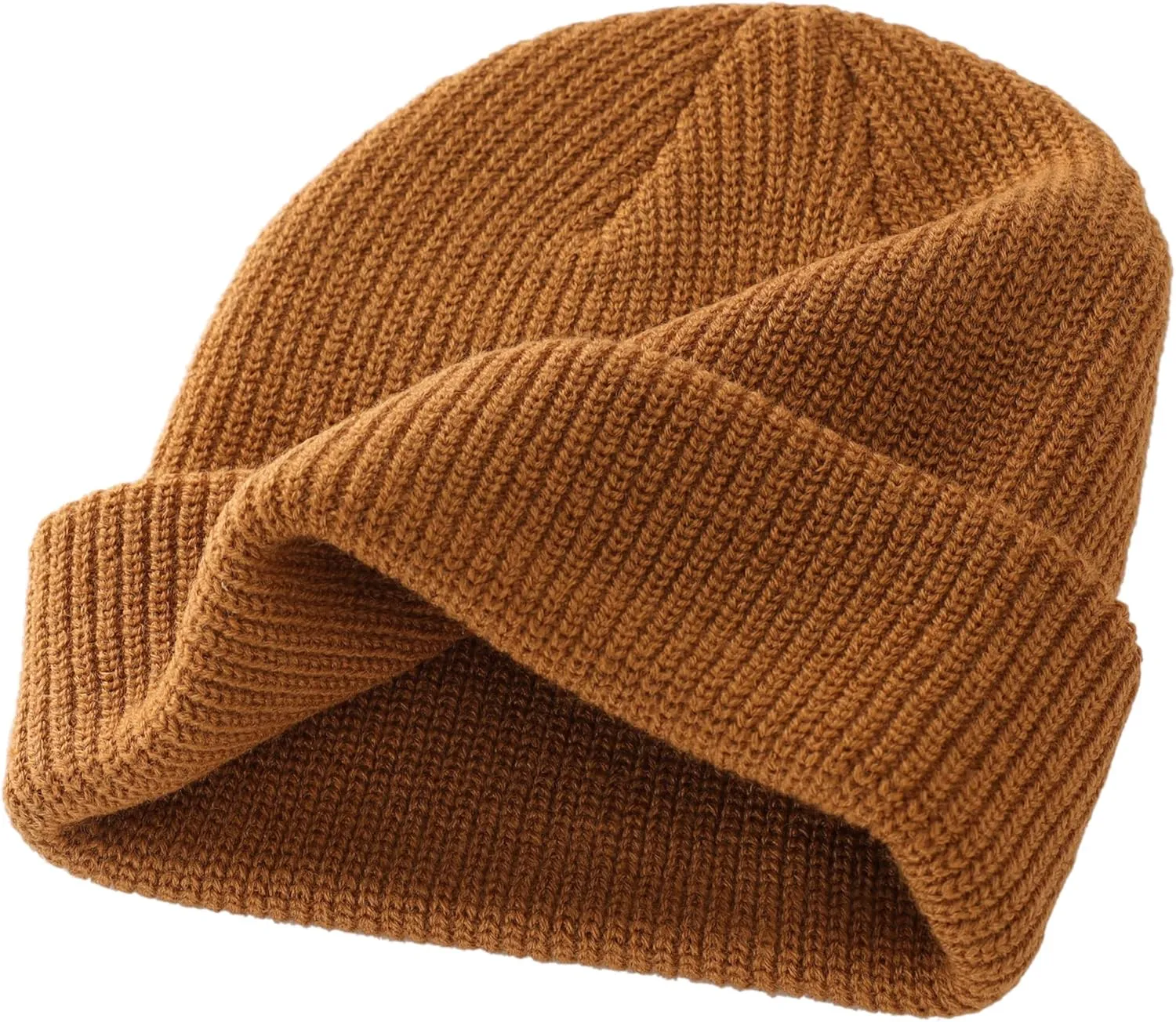 Connectyle Classic Double Layer Knit Beanie Hat Warm Thick Acrylic Winter Hats Daily Cuffed Beanies Watch Hat for Men Women