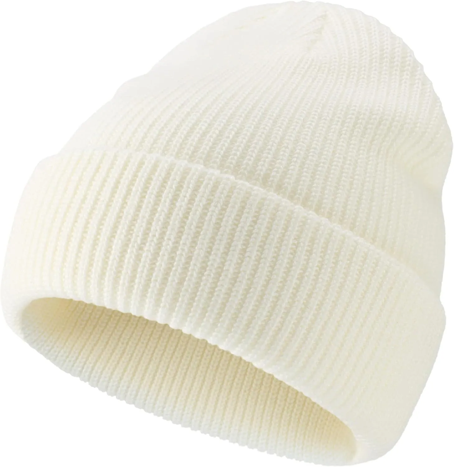 Connectyle Classic Double Layer Knit Beanie Hat Warm Thick Acrylic Winter Hats Daily Cuffed Beanies Watch Hat for Men Women