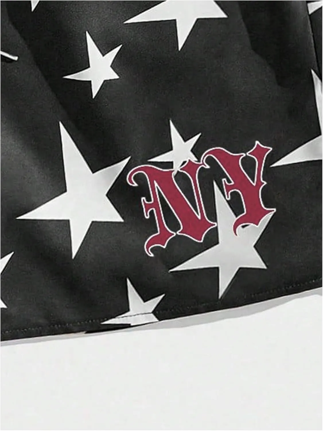 COZYEASE Men's Letter Graphic Print Drawstring Waist Shorts Casual Tie Front Track Athletic Gym Shorts