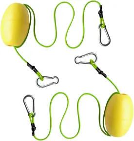 Drift Anchor Tow Throw Leash Line with EVA Buoy Float & Clip/Markers for Anchors at The Beach, Lake, or Sandbar Water