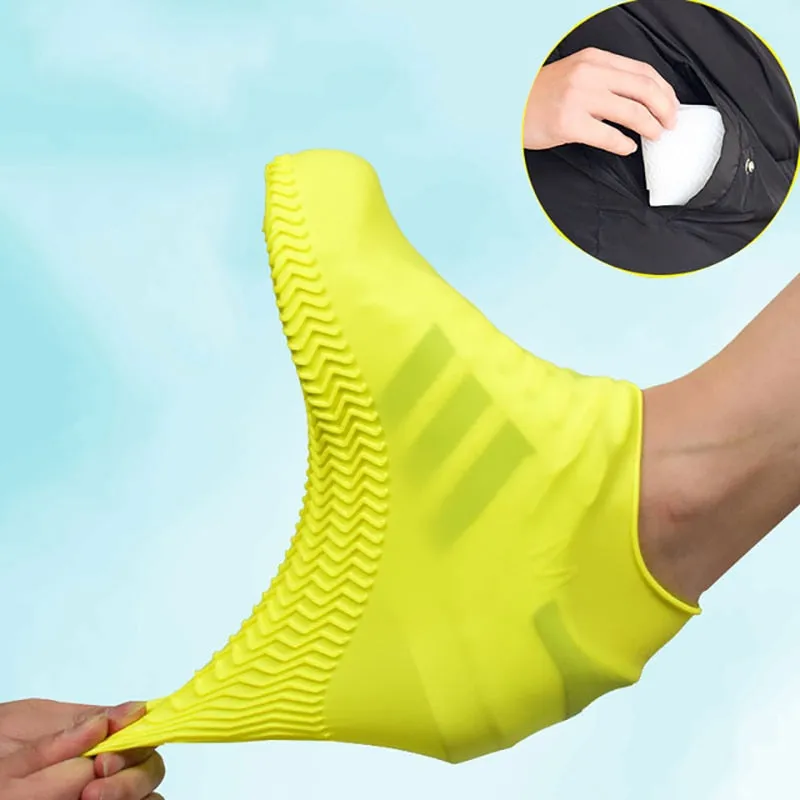 Durable Silicone Rain Shoes Waterproof Material Shoe Cover