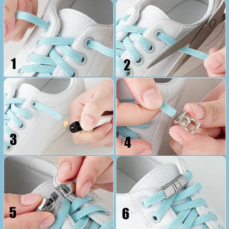 Elastic buckle Shoe Laces