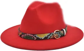 Fedora Hat Woolen Jazz Hat Party Hats Ladies Fedora Hats Men Hats Top Hats Panama 7 59-61cm