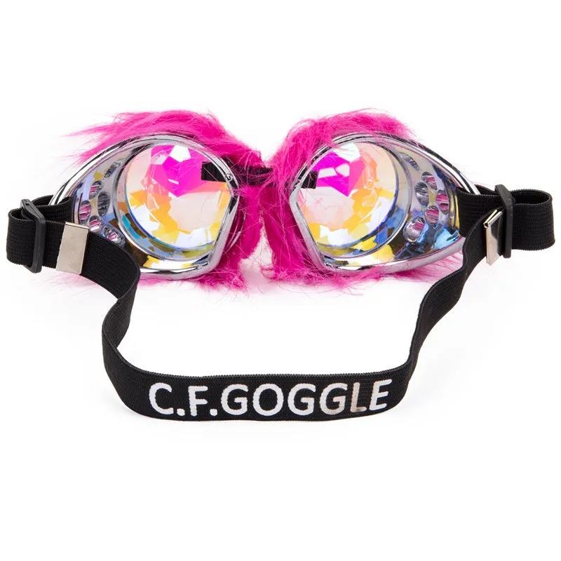 Fluffy Kaleidoscope Goggles