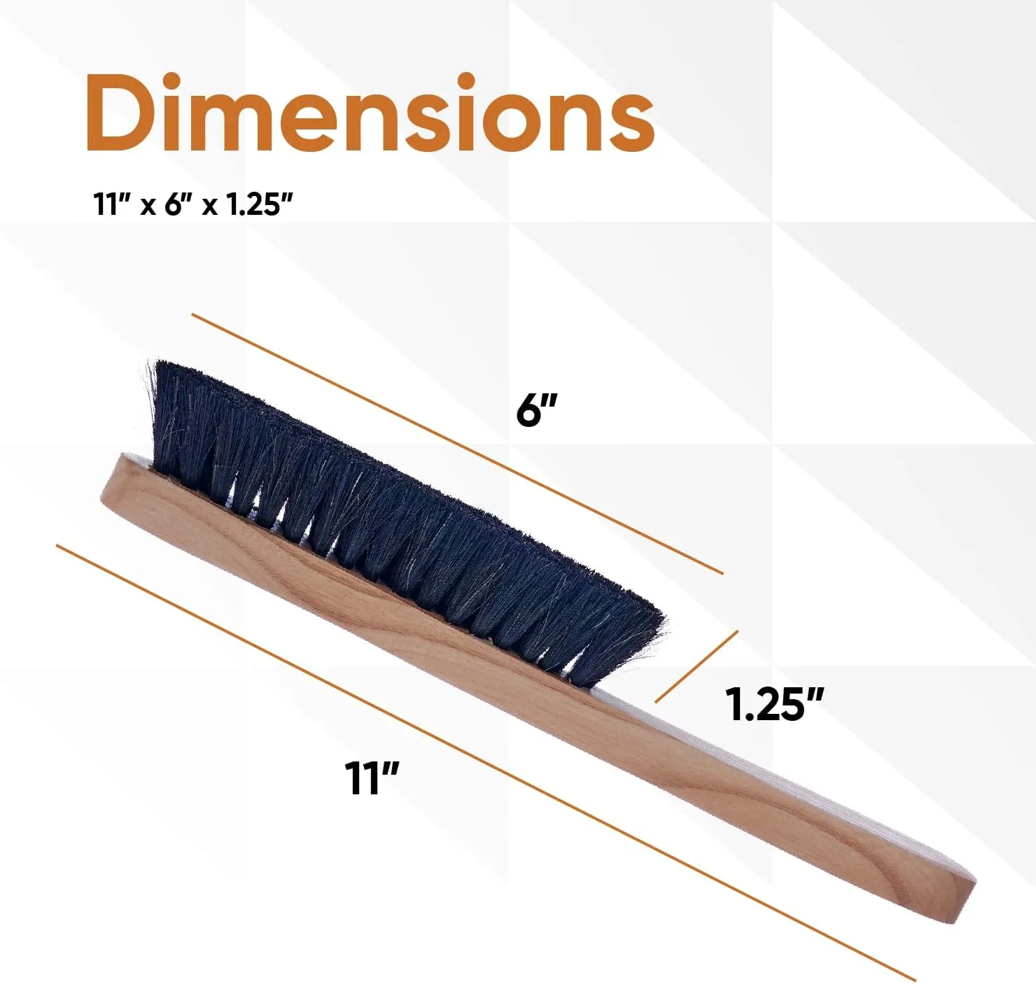 Hat Brush Horsehair Felt Hat Cleaner, Horse Hair Brush for Baseball Cap, Cowboy Hats, Shoes, and Clothes Brush, Soft Bristles Wooden Cleaning Brush, Durable Dust and Lint Remover - Superio