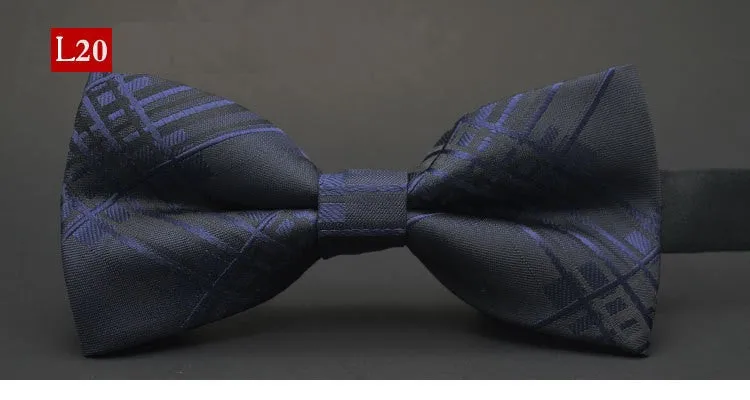 Hot sale Men Formal commercial Gentleman bow tie butterfly cravat bowtie male solid color marriage bow ties for men