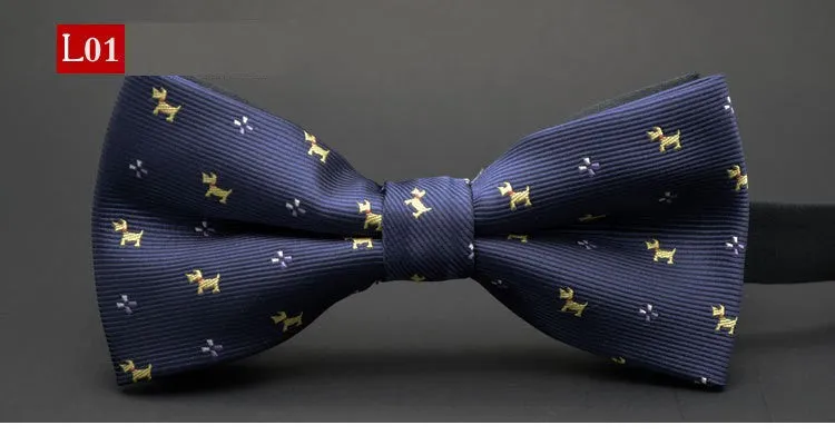 Hot sale Men Formal commercial Gentleman bow tie butterfly cravat bowtie male solid color marriage bow ties for men