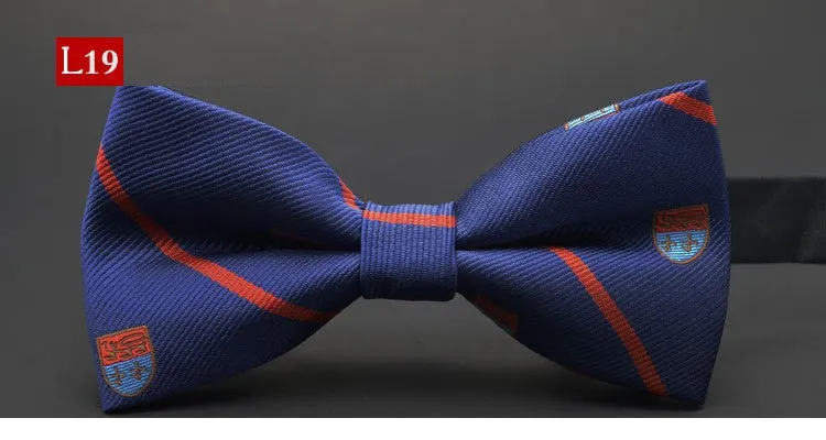 Hot sale Men Formal commercial Gentleman bow tie butterfly cravat bowtie male solid color marriage bow ties for men