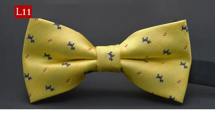 Hot sale Men Formal commercial Gentleman bow tie butterfly cravat bowtie male solid color marriage bow ties for men