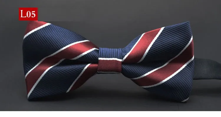 Hot sale Men Formal commercial Gentleman bow tie butterfly cravat bowtie male solid color marriage bow ties for men