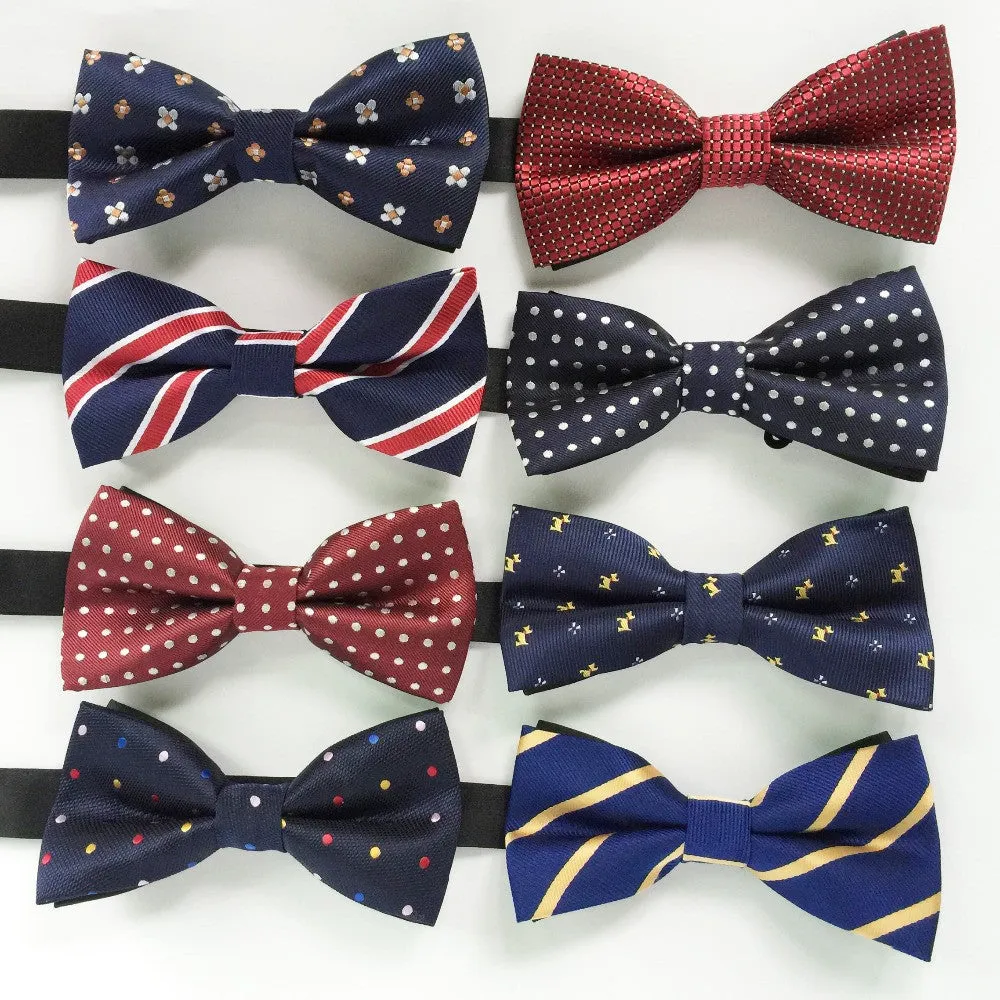 Hot sale Men Formal commercial Gentleman bow tie butterfly cravat bowtie male solid color marriage bow ties for men