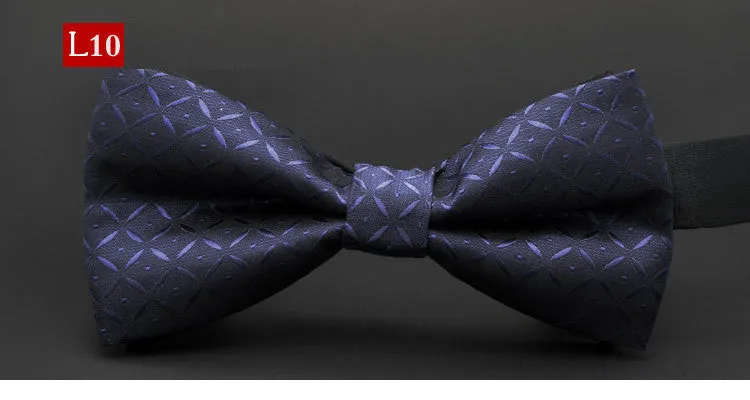 Hot sale Men Formal commercial Gentleman bow tie butterfly cravat bowtie male solid color marriage bow ties for men